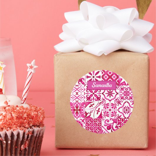 サマーマジョリカレッドシシ地中海のリアン ラウンドシール (パーティー)