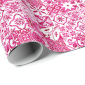 サマーマジョリカレッドシシ地中海のリアン ラッピングペーパー (ロールコーナー)