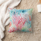 サマーマリンコーラルリーフ クッション (ブランケット)