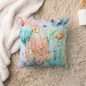 サマーマリンコーラルリーフ クッション (ブランケット)