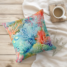 サマーマリンコーラルリーフ クッション
