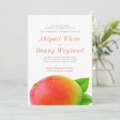 サマーマンゴー|の結婚お祝い招待状 招待状 (スタンド正面)