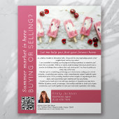 サマーマーマーマーケットは実在不動産マーケティング チラシ