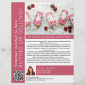 サマーマーマーマーケットは実在不動産マーケティング チラシ (正面)