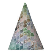 サマーマーメイドはかりで測グリッター#10 (フェイクグリッター) パーティーハット (右)