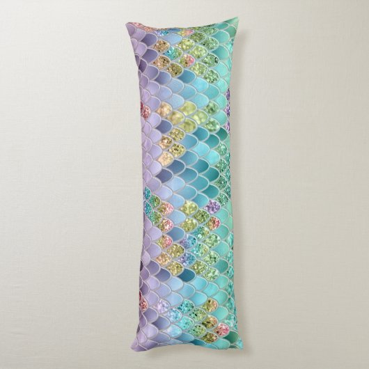 サマーマーメイドはかりで測グリッター#1 (フェイクグリッター) ボディピロー (裏面 (縦))