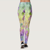 サマーマーメイドはかりで測グリッター#6 (フェイクグリッター) レギンス (裏面)