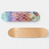 サマーマーメイドはかりで測グリッター#7 (フェイクグリッター) スケートボード (横)