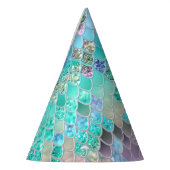 サマーマーメイドはかりで測グリッター#8 (フェイクグリッター) パーティーハット (左)