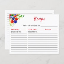 サマーミックスベリーレシピカード