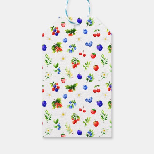 サマーミックスベリー結婚ズ・サンキュー ギフトタグ (裏面)