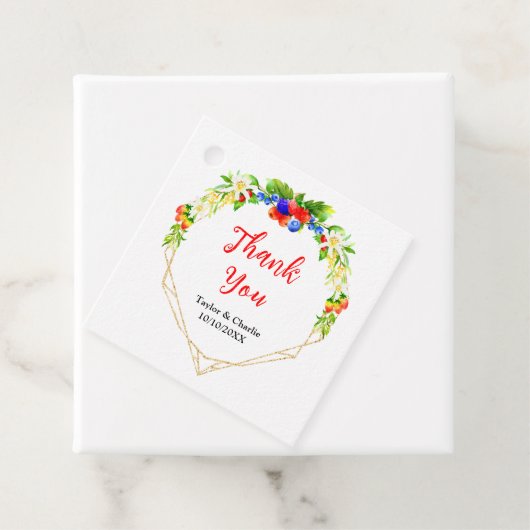 サマーミックスベリー結婚ズ・サンキュー フェイバータグ (インサイチュ)