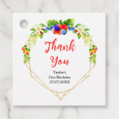 サマーミックスベリー誕生日パーティーありがとう フェイバータグ (正面)