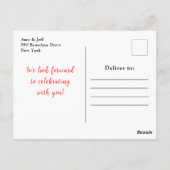 サマーミックスベリー誕生日パーティー ポストカード (裏面)