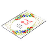 サマーミックスベリー赤ちゃんシャワーゲストブック ノートブック (左側)