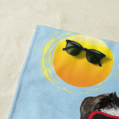 サマーミニチュアシュナウザービーチタオル ビーチタオル (インサイチュ)