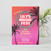 サマーミュージックフェスティバル誕生日パーティー 招待状 (スタンド正面)