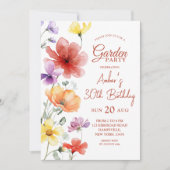 サマーメドウガーデンバースデーパーティー 招待状 (正面)