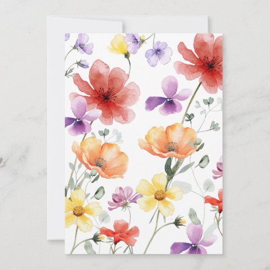 サマーメドウガーデンバースデーパーティー 招待状 (裏面)