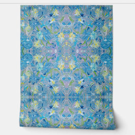 サマーメドウフローラピール&スティック 壁紙