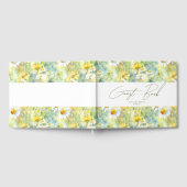 サマーメドウワイルドフラワーズ結婚自然 ゲストブック (全面)