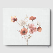 サマーメドウ結婚フラワーズゲストブック ゲストブック (裏面)