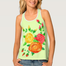 サマーメロンとバラ