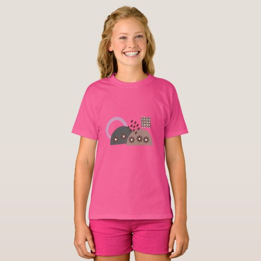 サマーモダンキッズボホ Tシャツ (正面フル)