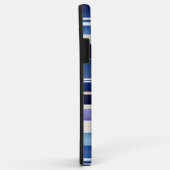 サマーモダンネイビーブルーボートストライプコレクション Case-Mate iPhoneケース (裏面/右)