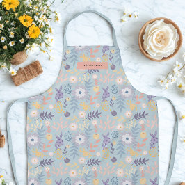 サマーモダンブルーシスタイリッシュックトレンディー エプロン