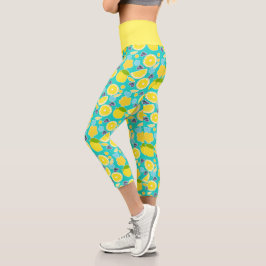 サマーモダンレモン カプリレギンス