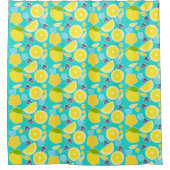 サマーモダンレモン シャワーカーテン (正面)