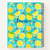 サマーモダンレモン ノートブック (裏面)