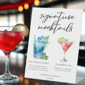 サマーモックテールブルーハワイアンクランベリーかわいこちゃん 台座サイン