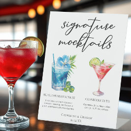 サマーモックテールブルーハワイアンクランベリーかわいこちゃん 台座サイン