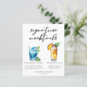 サマーモックテールブルーハワイアンピニャコラダメニュー (スタンド正面)