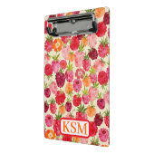 サマーモノグラムラズベリーウォーター色 ミニクリップボード (アングル2)