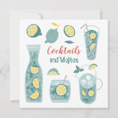 サマーモヒトカクテルパーティの招待状 (正面)