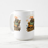サマーモード発動 – 予定なし、のんびりモード 🦝☕ コーヒーマグカップ (正面左)