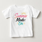 サマーモード オン ベビーTシャツ (正面)