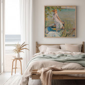 サマーモーニングオンレイクスターンバーグ | エドワード・キュケル ポスター