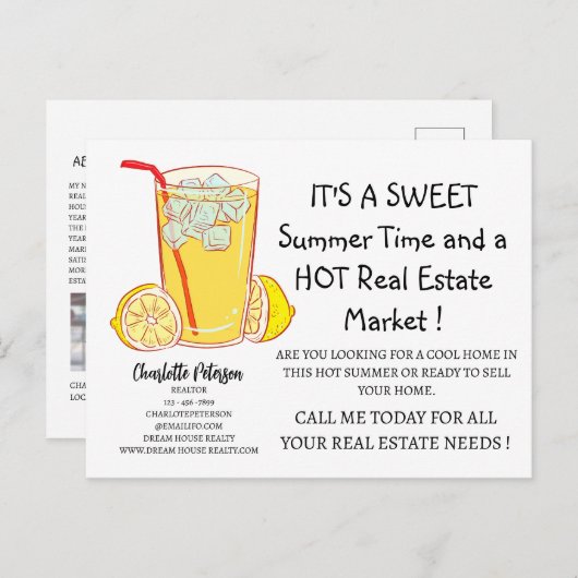 サマーユニークエテ実在ートマーケティングプロモーション ポストカード (正面/裏面)