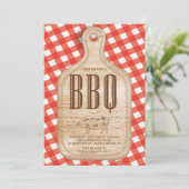 サマーユニークバーベキューパーティの招待状 招待状 (スタンド正面)
