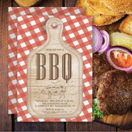 サマーユニークバーベキューパーティの招待状 招待状