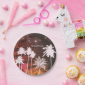 サマーライトスパークルダンスクラブ誕生日パーティー ペーパープレート (パーティー)