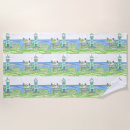 サマーライトハウス3;ビーチタオル ビーチタオル