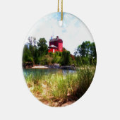 サマーライトハウス セラミックオーナメント (右)