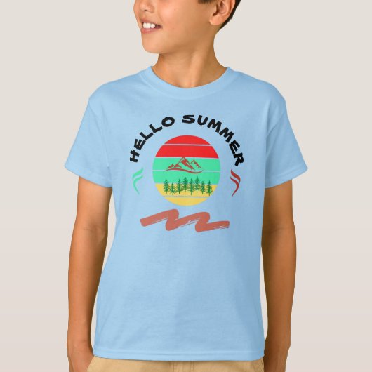 サマーライトブルートドラー Tシャツ (正面)