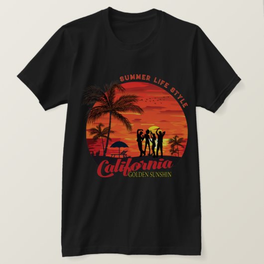 サマーライフスタイル Tシャツ (デザイン正面)