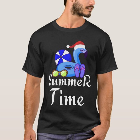 サマーライム キャンピングカー 冬 おもしろい Tシャツ (正面)